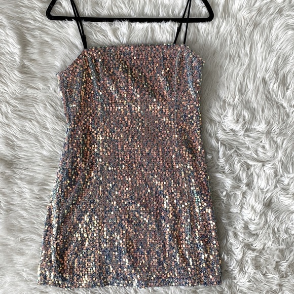 Urban Outfitters UO Kyle Sequin Mini Dress - Picture 8 of 13